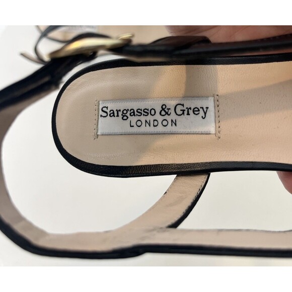 Sargasso & Grey Shoes Black Size EU 37  UK 4 US Size 7 New RMF20-GB - Picture 11 of 11